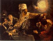 Rembrandt, Belshassar Feast,